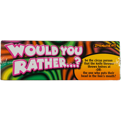 Would You Rather...?: View #1